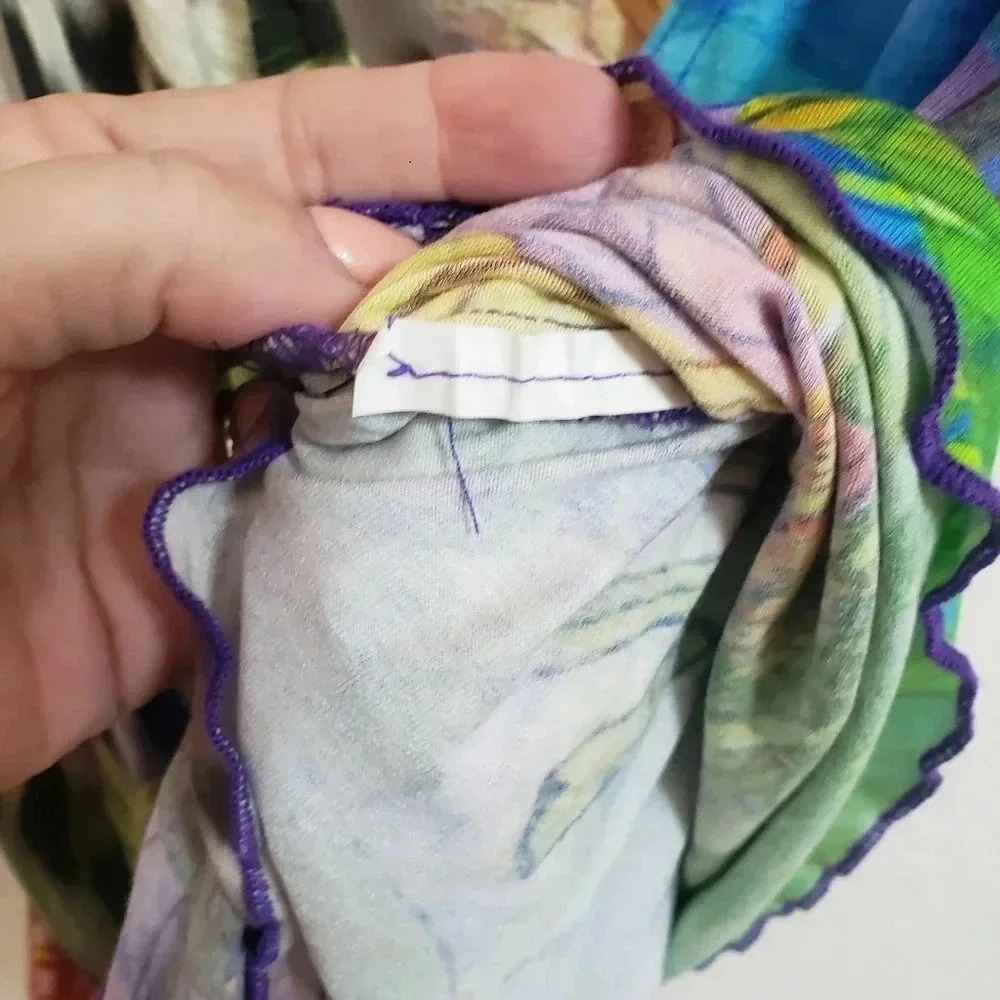 Joseph Ribkoff Colorful Animal Wrap Top - Picture 4 of 4